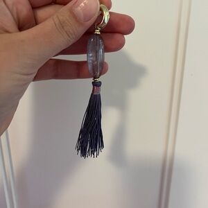 Kendra Scott Purple Bead Tassel Earrings